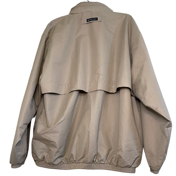 BEACON POINT “GETTYSBURG” LIGHTWEIGHT GOLF JACKET Size XL Tan with Blac… - Picture 2 of 15